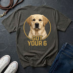 Golden Retriever "Got Your 6" Graphic T-Shirt - Comfort Colors 1717