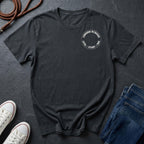 Labrador Retriever loyal steady true, small left chest print on Comfort Colors 1717