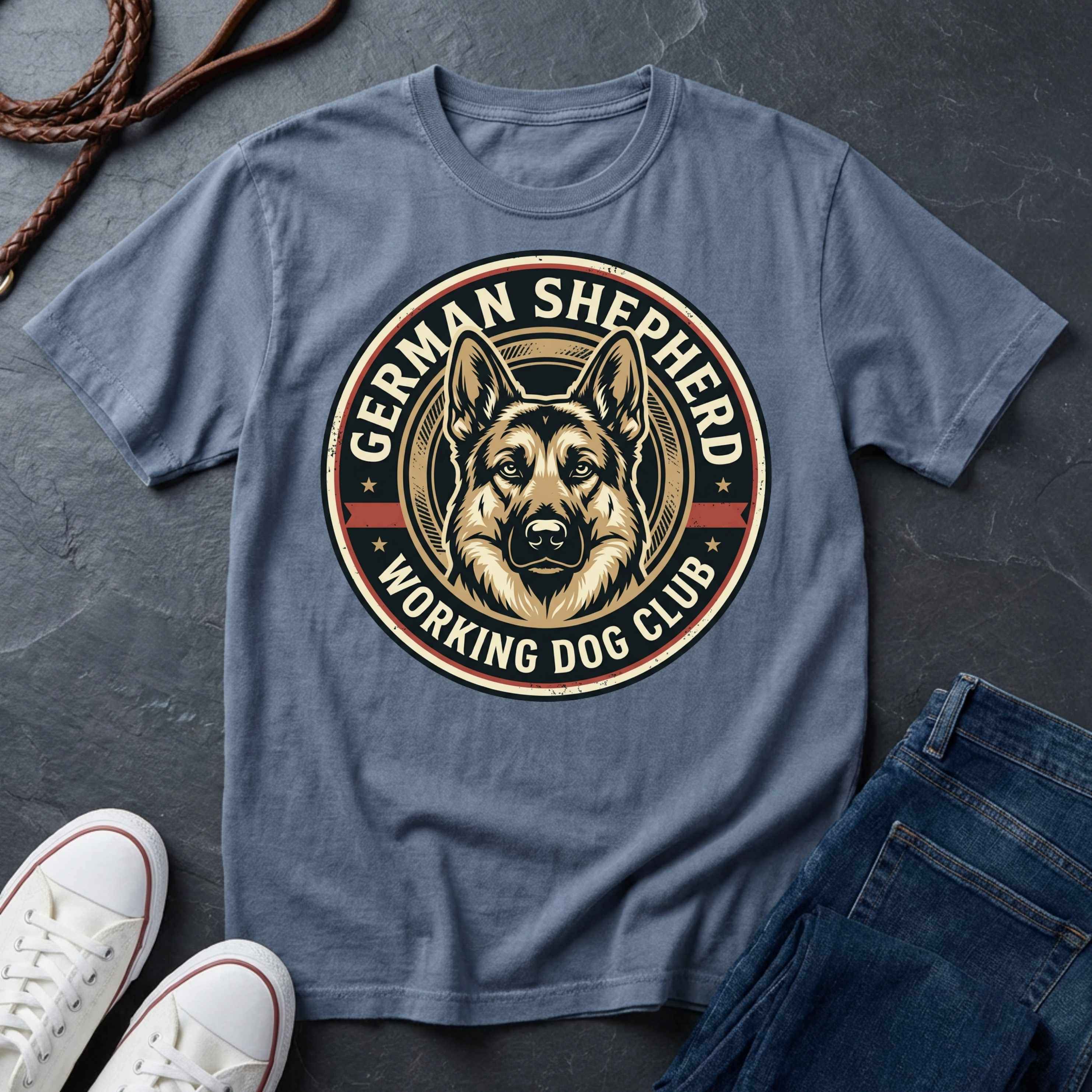 German Shepherd Shirt – Working Dog Club – Premium Comfort Colors Tee