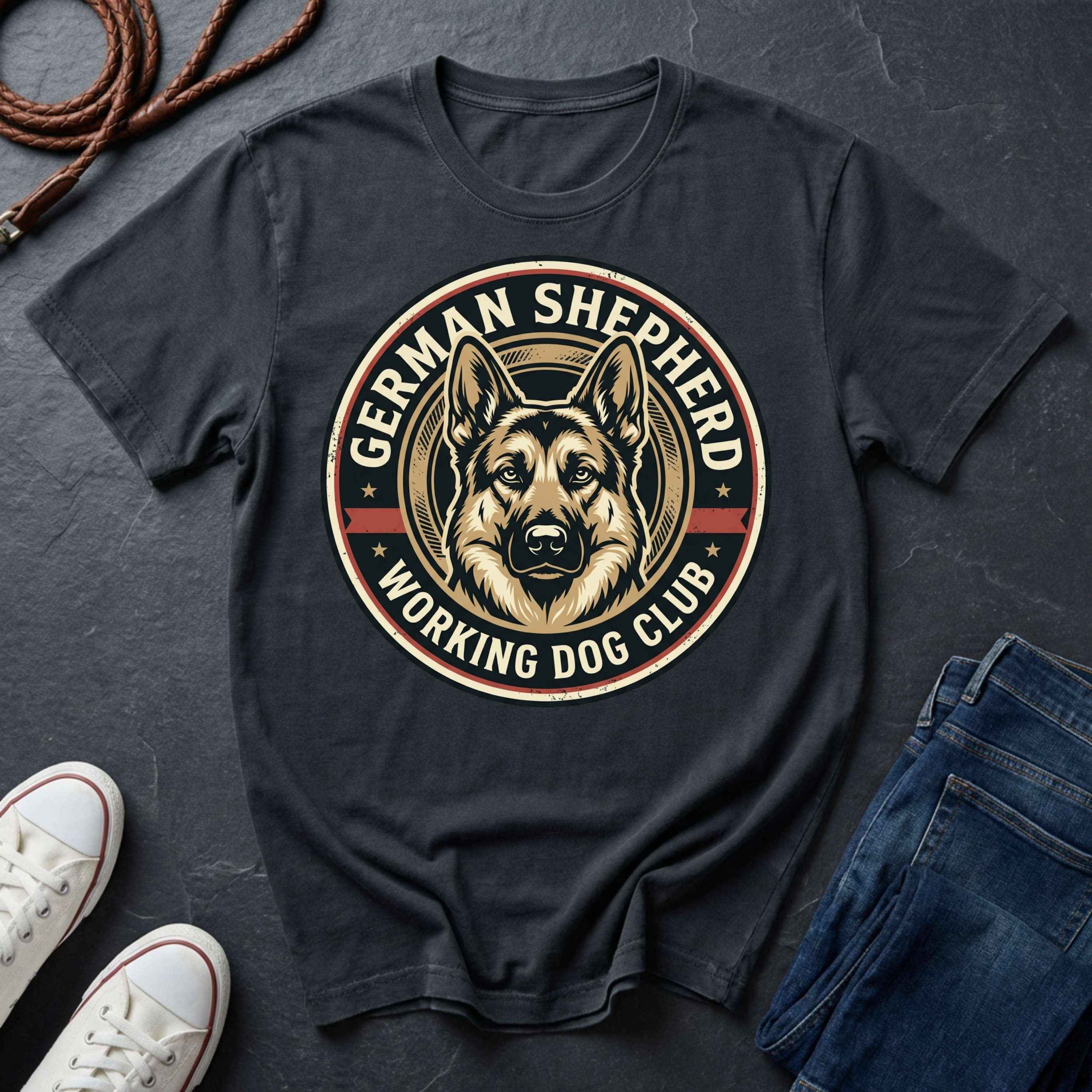 German Shepherd Shirt – Working Dog Club – Premium Comfort Colors Tee