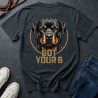 Rottweiler Got Your 6 Shirt - Premium Dog Apparel for Guardian Owners