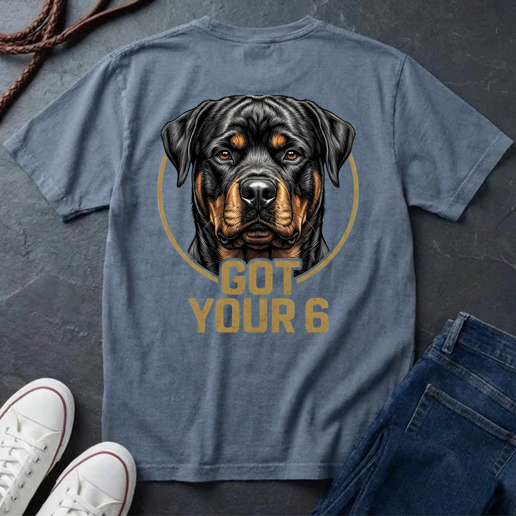 Rottweiler Got Your 6 Shirt - Premium Dog Apparel for Guardian Owners