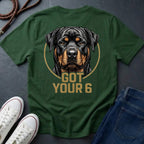 Rottweiler Got Your 6 Shirt - Premium Dog Apparel for Guardian Owners