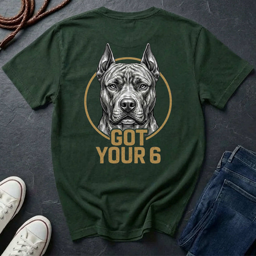 American Staffordshire Terrier Got Your 6 Shirt - Premium Dog Apparel