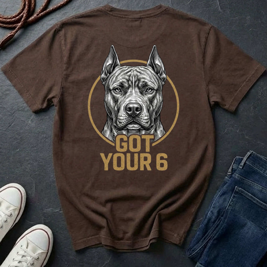 American Staffordshire Terrier Got Your 6 Shirt - Premium Dog Apparel