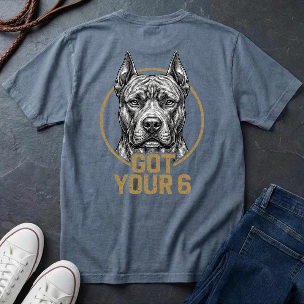 American Staffordshire Terrier Got Your 6 Shirt - Premium Dog Apparel