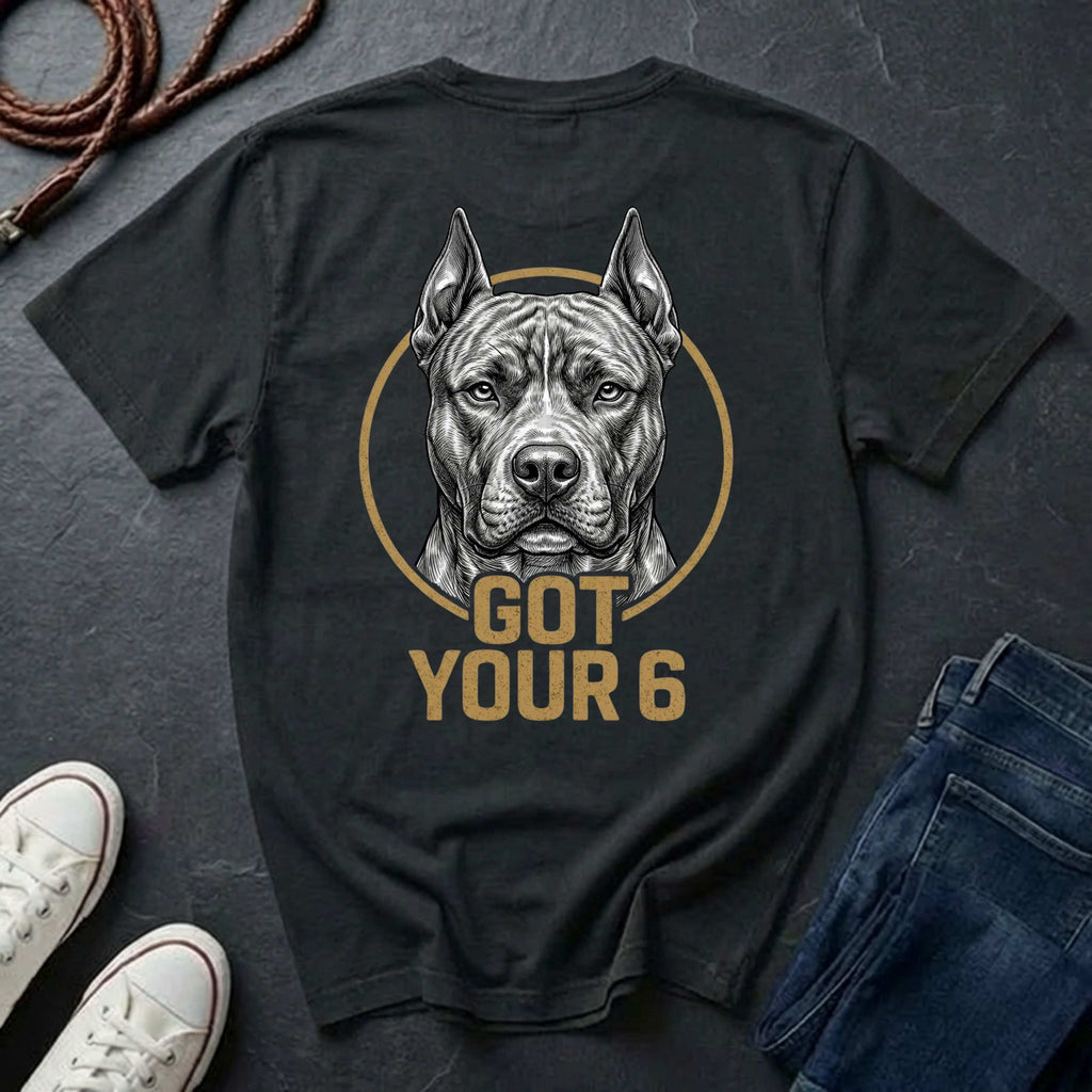 American Staffordshire Terrier Got Your 6 Shirt - Premium Dog Apparel