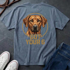 Rhodesian Ridgeback Got Your 6 Shirt - Premium Dog Apparel on Comfort Colors Tee