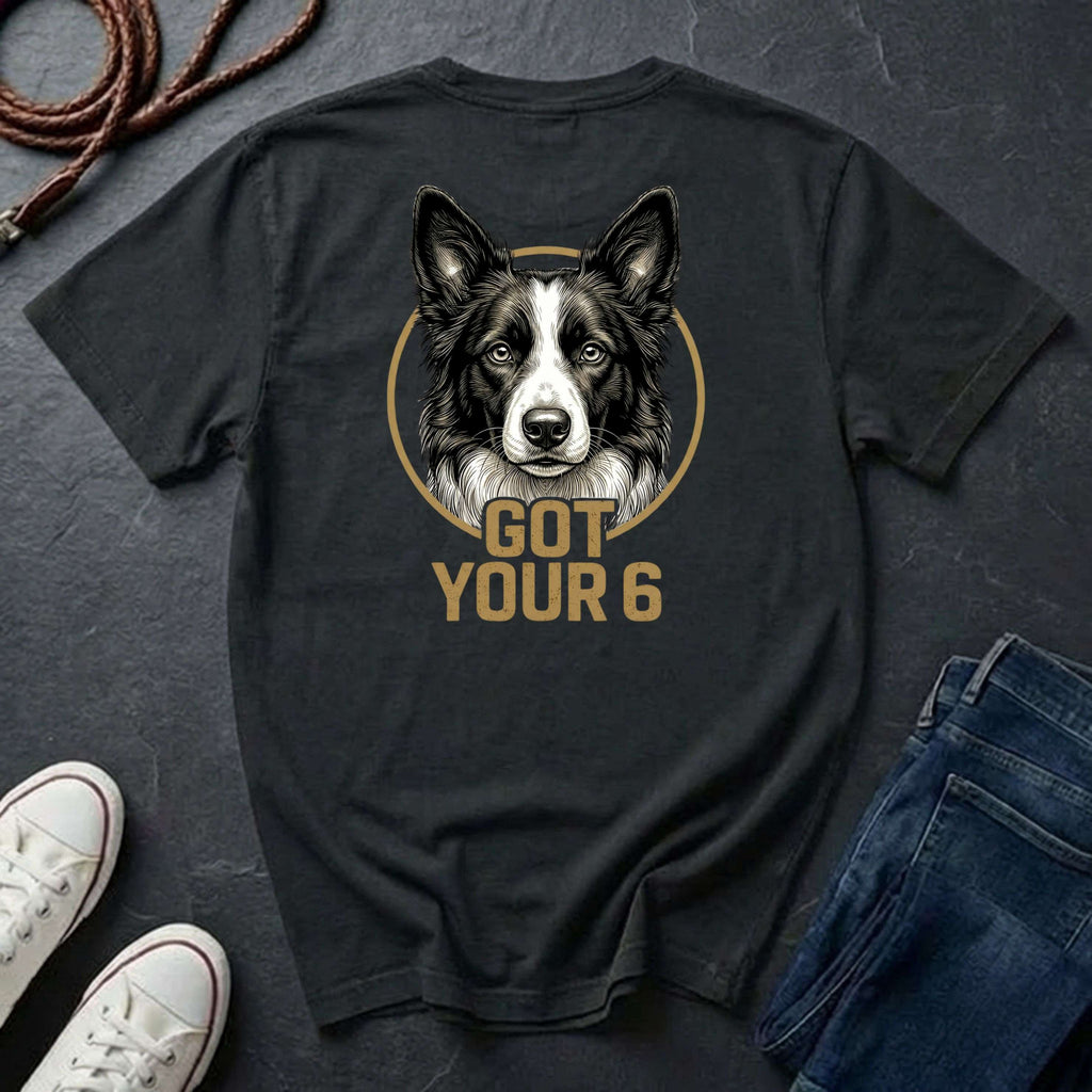 Border Collie Got Your 6 Shirt - Premium Dog Apparel