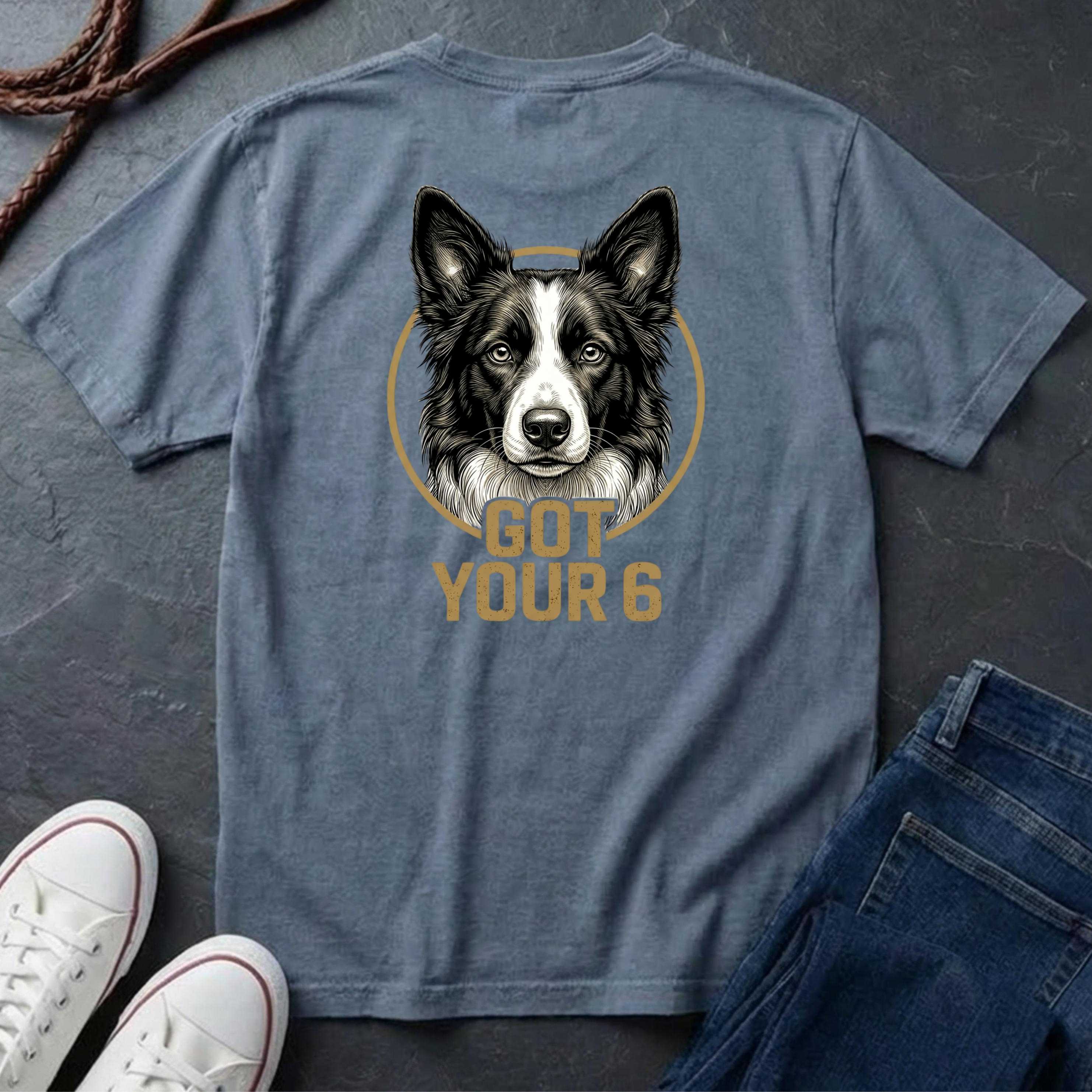 Border Collie Got Your 6 Shirt - Premium Dog Apparel