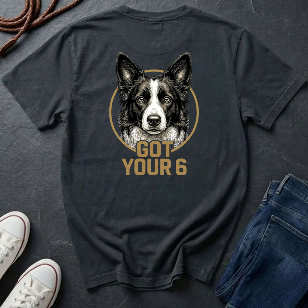 Border Collie Got Your 6 Shirt - Premium Dog Apparel
