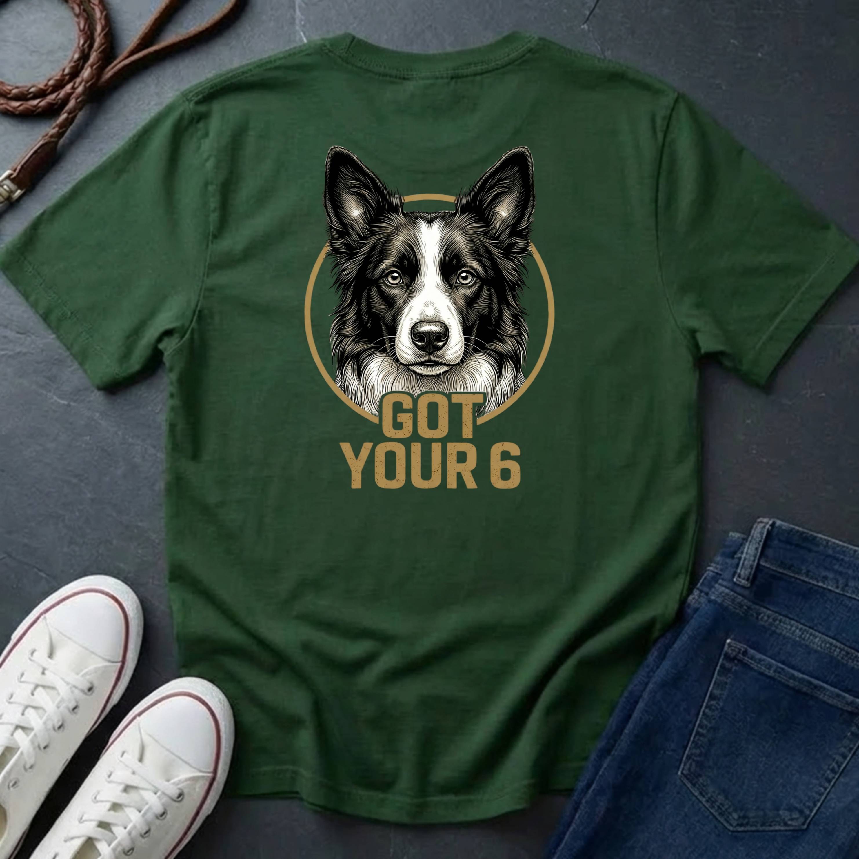 Border Collie Got Your 6 Shirt - Premium Dog Apparel