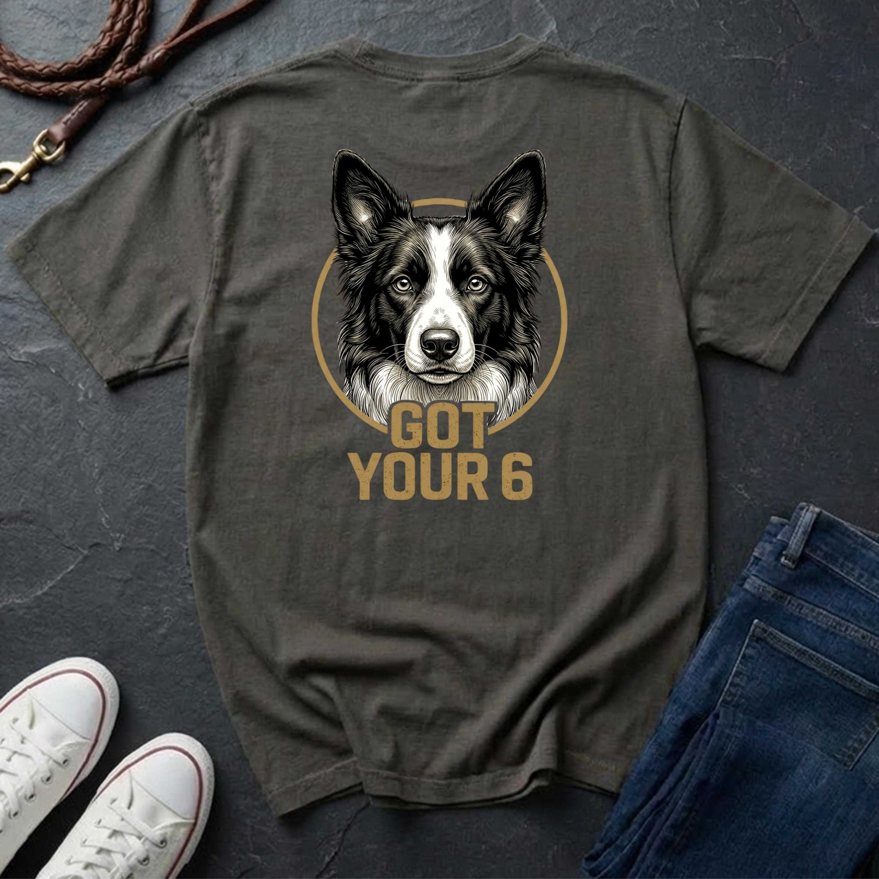 Border Collie Got Your 6 Shirt - Premium Dog Apparel