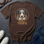 Australian Shepherd Got Your 6 Shirt - Premium Dog Apparel on Comfort Colors Tee