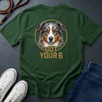Australian Shepherd Got Your 6 Shirt - Premium Dog Apparel on Comfort Colors Tee