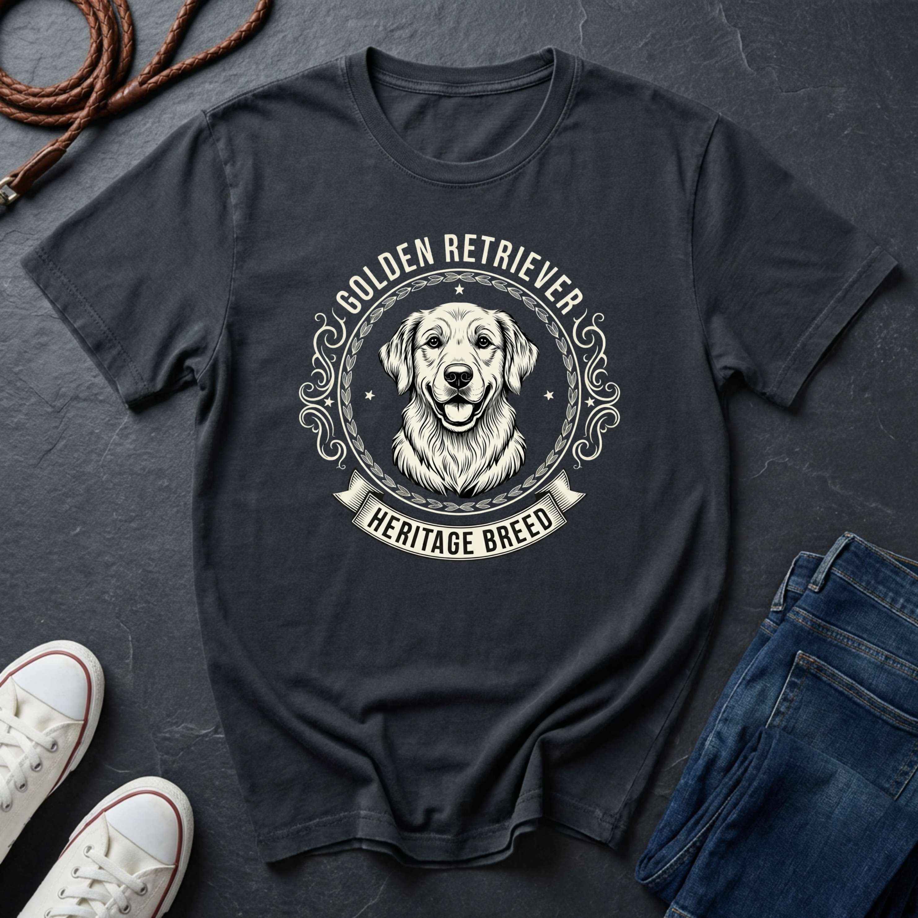 Golden Retriever Heritage Breed Shirt | Premium Comfort Colors Tee | Dog Lover Gift
