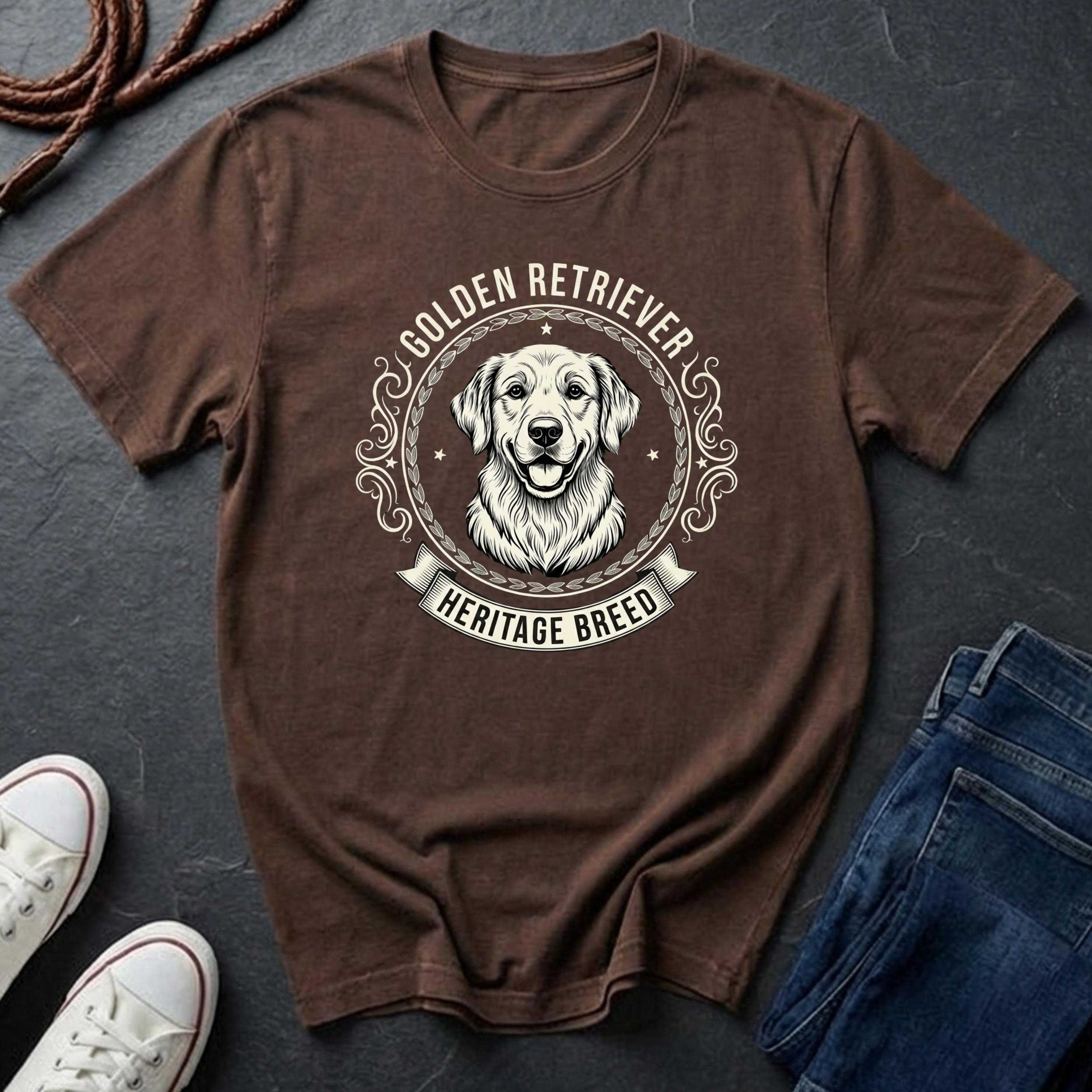 Golden Retriever Heritage Breed Shirt | Premium Comfort Colors Tee | Dog Lover Gift