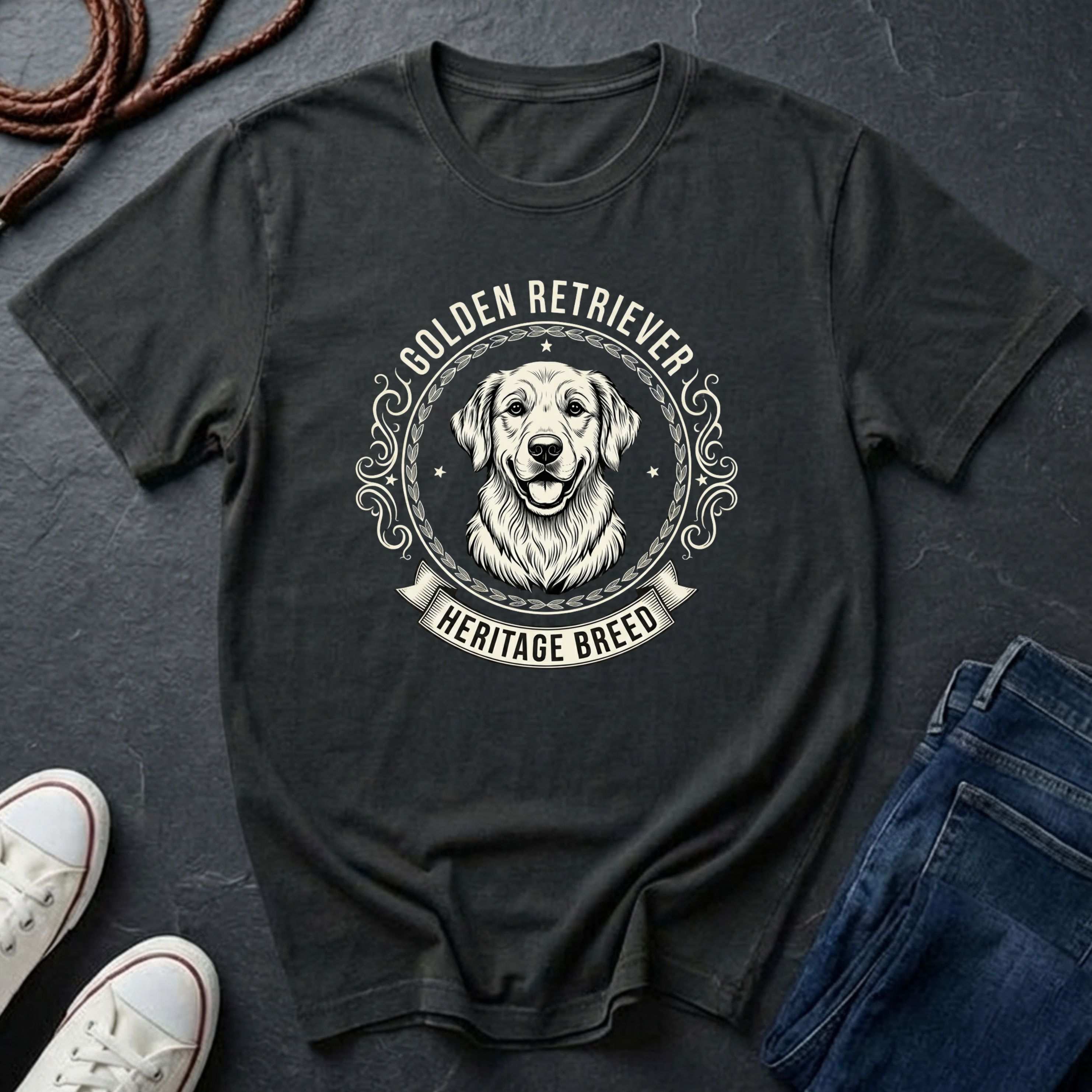 Golden Retriever Heritage Breed Shirt | Premium Comfort Colors Tee | Dog Lover Gift