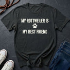 Rottweiler Comfort Colors T-Shirt | My Rottweiler Is My Best Friend | Dog Lover Gift