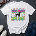 Dog Mom EST. 2020 Shirt - Retro Groovy Design - Premium Comfort Colors - Free Worldwide Shipping