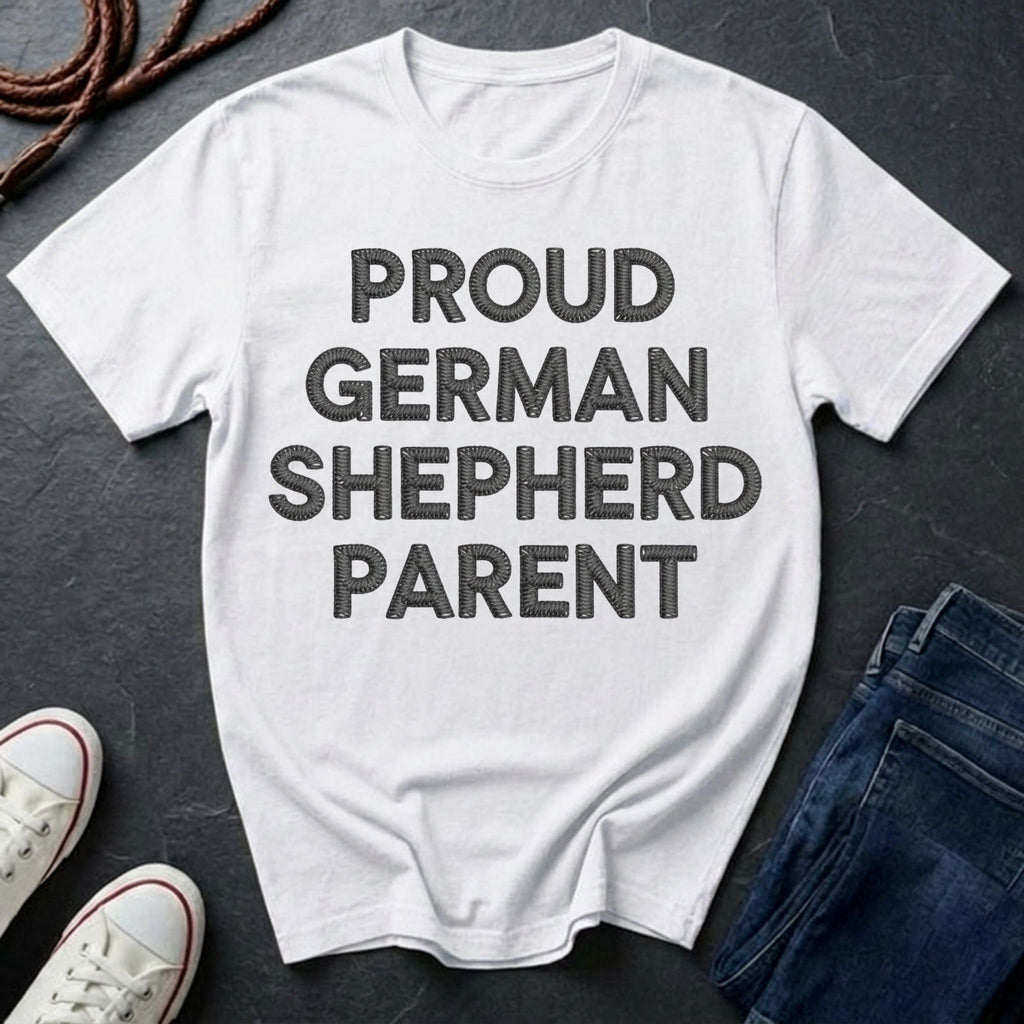 Proud German Shepherd Parent Shirt - Premium Comfort Colors Dog Breed Tee for Devoted Owners