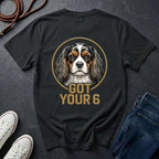 Cavalier King Charles Spaniel Shirt | Got Your 6 Back Print Tee | CKCS Dog Mom Gift | Ships to US CA UK AU