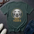 Golden Retriever Shirt | Got Your 6 Back Print Tee | Golden Retriever Mom Gift | Goldie Lover Tee | Ships to US CA UK AU