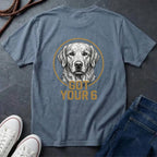 Golden Retriever Shirt | Got Your 6 Back Print Tee | Golden Retriever Mom Gift | Goldie Lover Tee | Ships to US CA UK AU