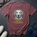 Golden Retriever Shirt | Got Your 6 Back Print Tee | Golden Retriever Mom Gift | Goldie Lover Tee | Ships to US CA UK AU
