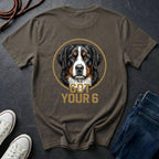 Bernese Mountain Dog Shirt | Got Your 6 Back Print Tee | Berner Mom Gift | Bernese Mountain Dog Lover Tee | Ships to US CA UK AU