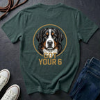 Bernese Mountain Dog Shirt | Got Your 6 Back Print Tee | Berner Mom Gift | Bernese Mountain Dog Lover Tee | Ships to US CA UK AU