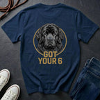 Newfoundland Shirt | Got Your 6 Back Print Tee | Newfoundland Mom Gift | Newfy Lover Tee | Ships to US CA UK AU