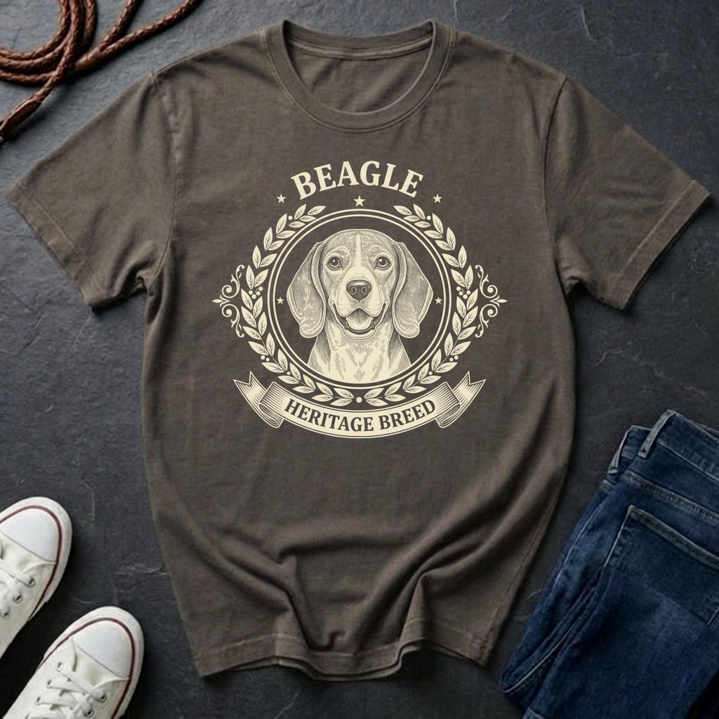 Beagle Shirt | Heritage Breed Back Print Tee | Beagle Mom Gift | Beagle Lover Tee | Ships to US CA UK AU