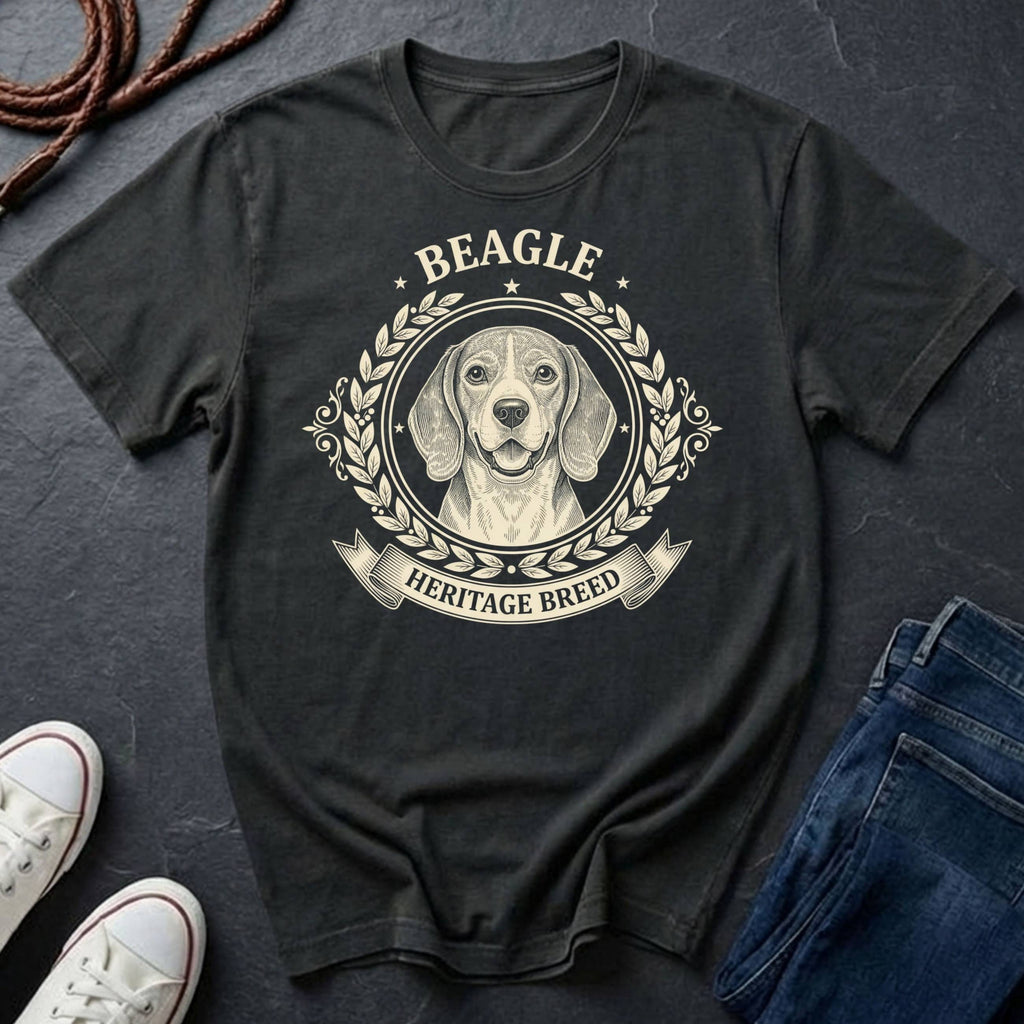 Beagle Shirt | Heritage Breed Back Print Tee | Beagle Mom Gift | Beagle Lover Tee | Ships to US CA UK AU