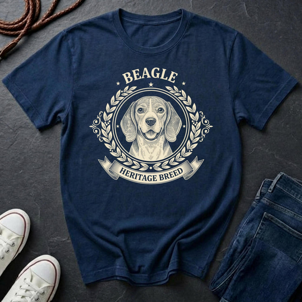 Beagle Shirt | Heritage Breed Back Print Tee | Beagle Mom Gift | Beagle Lover Tee | Ships to US CA UK AU