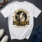 Siberian Husky Shirt | The Drama Unit | Got Your 6 Back Print Tee | Husky Mom Gift | Husky Lover Tee | Ships to US CA UK AU