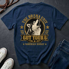 Siberian Husky Shirt | The Drama Unit | Got Your 6 Back Print Tee | Husky Mom Gift | Husky Lover Tee | Ships to US CA UK AU