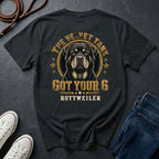 Rottweiler Shirt | The Velvet Tank | Got Your 6 Back Print Tee | Rottweiler Mom Gift | Rottweiler Lover Tee | Ships to US CA UK AU